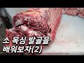 소 목심 발골을 배워보자 (BGM)