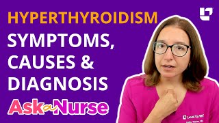 Hyperthyroidism (Overactive Thyroid): Symptoms, Causes \& Diagnosis - Ask A Nurse | @LevelUpRN