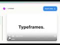 Create stunning products in minutes with typeframes