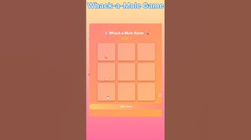 Whack-a-Mole Game in HTML, CSS & JavaScript 🎮 | Fun Coding Project 🐭🔨 #shorts #htmlcssjs #webdesign