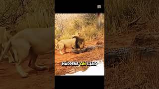 LION vs CROCODILE Fight — Who Wins the Ultimate Predator Battle? 🦁🐊