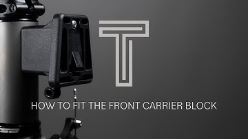 Het voordragerblok monteren