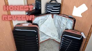 Travel Luggage Set Review: TSA Lock, Double Spinner Wheels, and Organized Interior