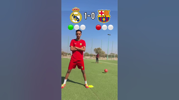 برشلونة 🆚 ريال مدريد (الكلاسيكو 🔥⚽️😱)