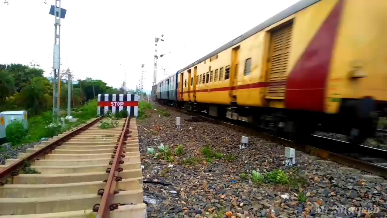 Staff Special train at Full speed