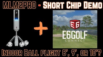 Rapsodo MLM 2 PRO and E6 Connect Range Short Chipping Demo!