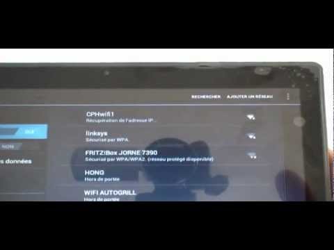 Tuto connecter sa tablette PC en Android 4 au Wifi