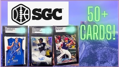 SGC Group Submission Reveal Over 50 Graded Sports Cards!