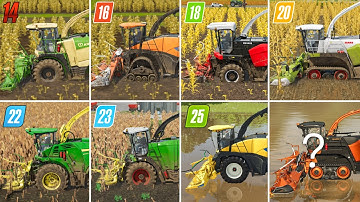 Fs14 Vs Fs16 Vs Fs18 Vs Fs20 Vs Fs22 Vs Fs23 Vs Fs25 | Chaff Harvesting | Timelapse 