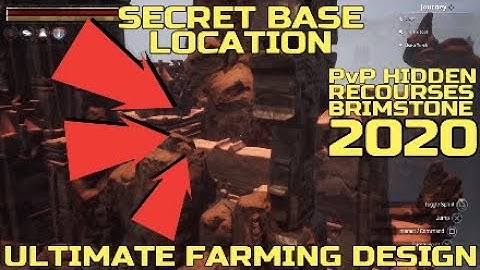 Secret PvP Base Location For Solo & Team Players on Conan Exiles | Brimstone Mountains