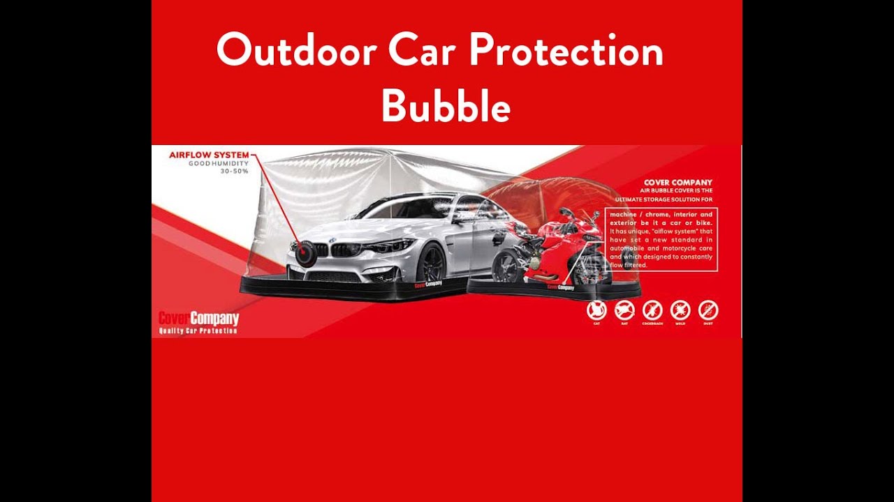 Inflatable Car Protection Bubble. Outdoor Car Bubble