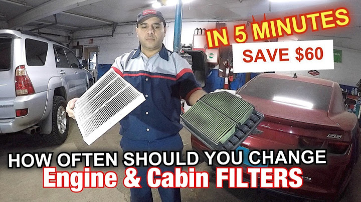 How much to change air filter in car