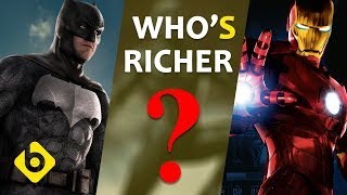 Batman 3rd, Iron Man 2nd but WHO is The 1st? | Top 3 Richest Superheroes