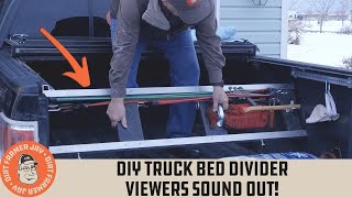 DIY Truck Bed Divider - Viewers Sound Out! by DirtFarmerJay 2,188 views 3 months ago 4 minutes, 39 seconds