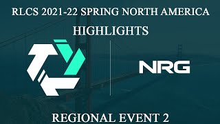 [RLCS HIGHLIGHTS] TOR vs NRG | RLCS 2021-22 Spring: North America Regional 2 | 14 May 2022