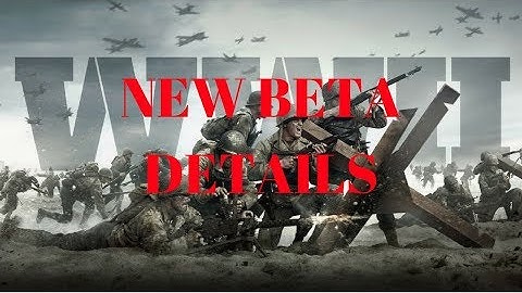 *NEW* CALL OF DUTY WW2 MULTIPLAYER BETA NEW DETAILS