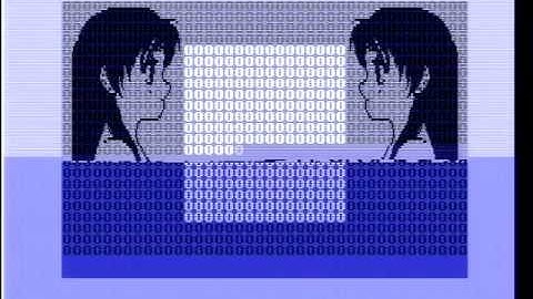 A Riddle by Ninja/The Dreams - Commodore 64 1K intro (Forever Party 2001, 1st place)