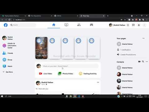 Facebook Clone : Social Media Project with Firebase