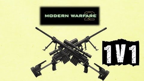 Mw2 PS3 1v1 Quickscoping Gameplay