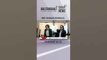 Pasig Rep. Roman Romulo, humarap sa ICI at humiling ng executive session #shorts | Balitanghali