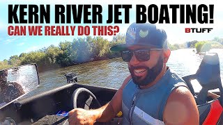 KERN RIVER Extreme mini jet boating in rapids in 4K with GoPro. Holding on for my life.