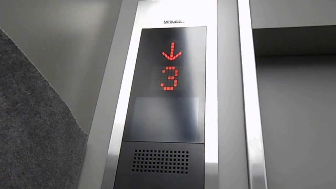 三菱30名用エレベーター 人荷用 Youtube