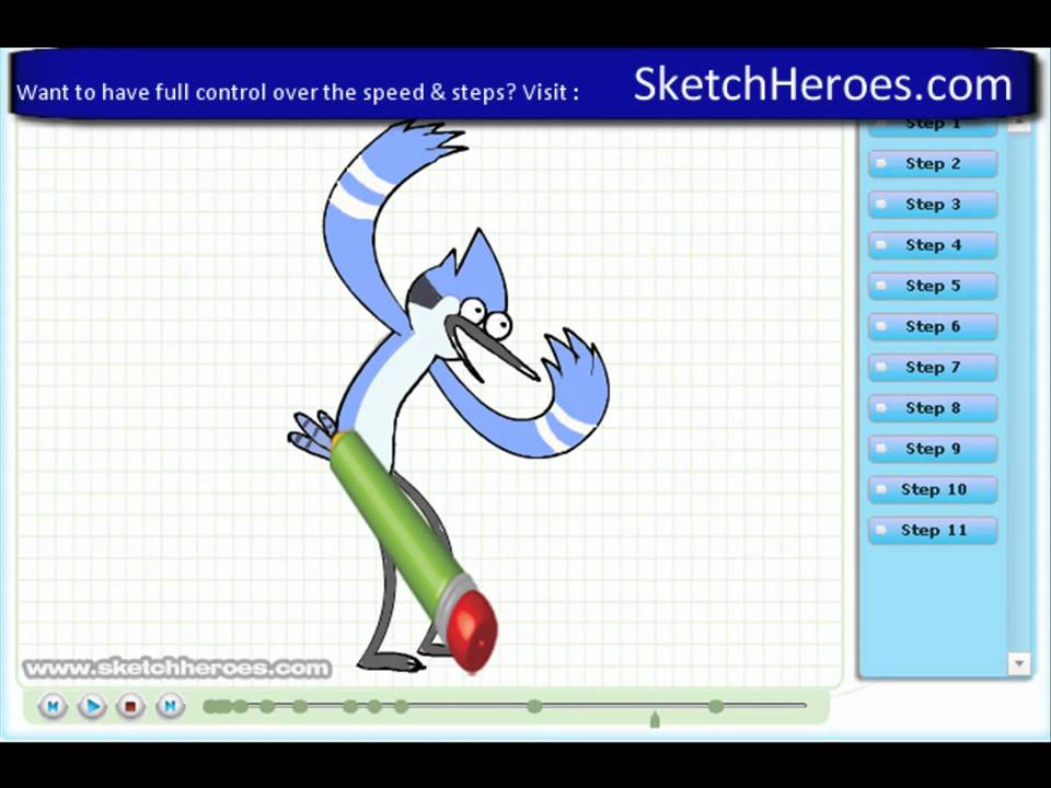 How to Draw Mordecai ( Regular Show ) « Drawing & Illustration ::  WonderHowTo