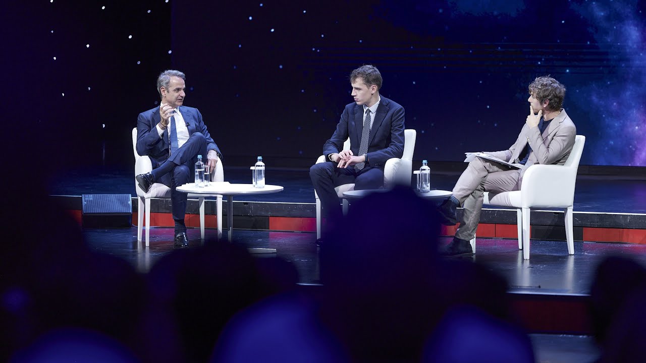 Συζήτηση Κυριάκου Μητσοτάκη με τον Arthur Mensch | GenAI Summit – Video