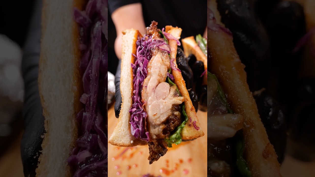 Orange Chicken Sandwich 🍊🥪