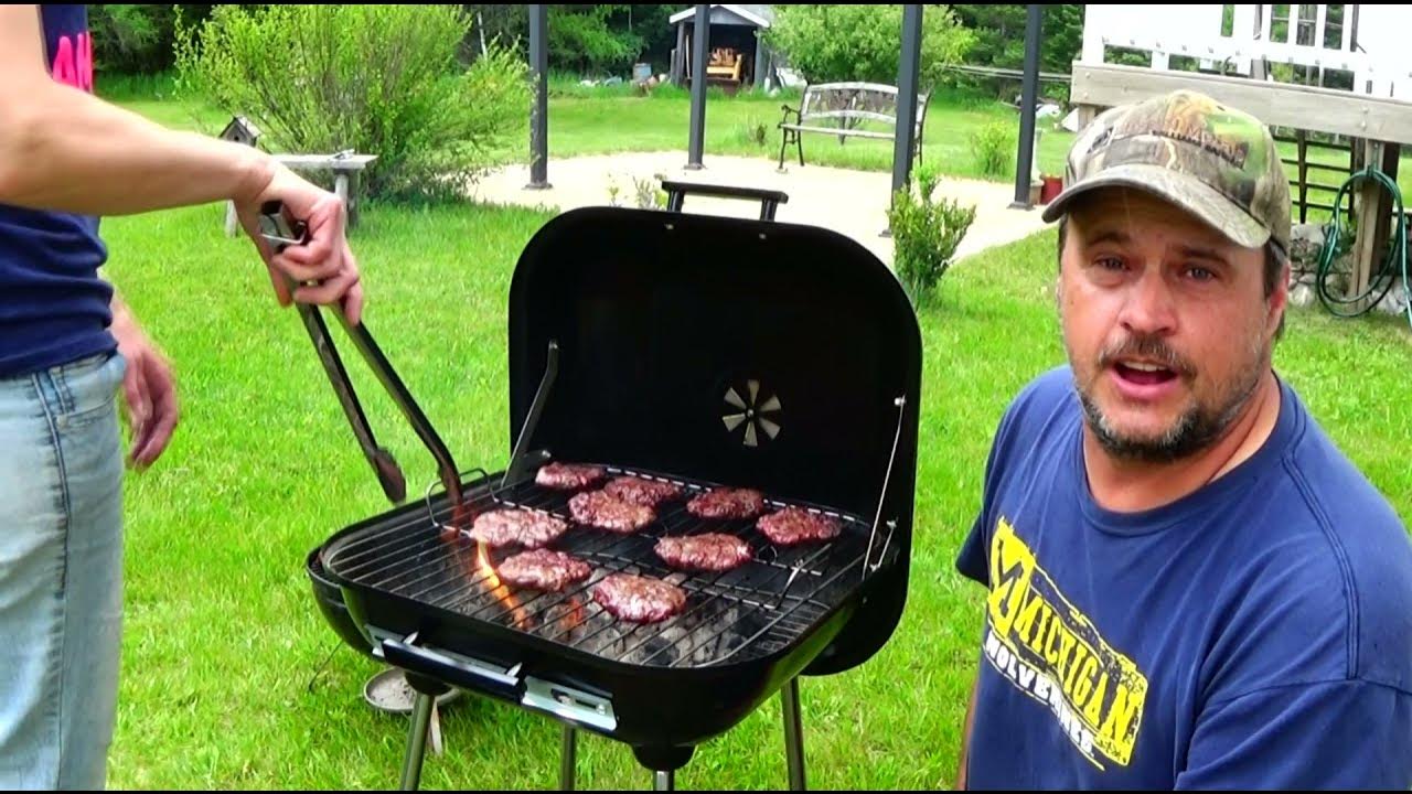 Dollar General 25 Flame Glo Square Charcoal Grill Review YouTube