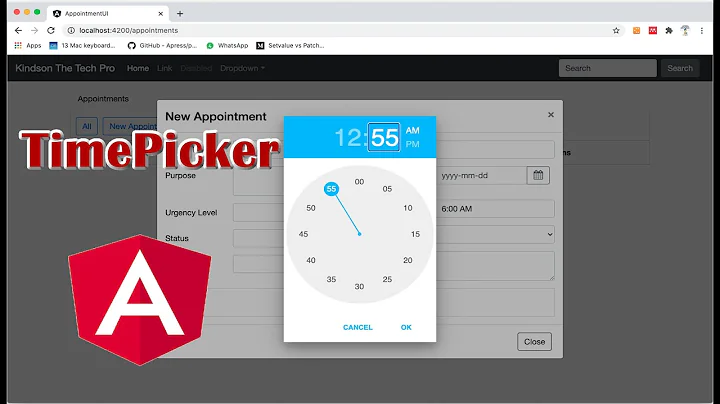 How to Display a TimePicker in Angular - Step by Step