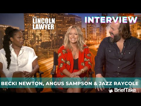 The Lincoln Lawyer interview with Becki Newton, Angus Sampson & Jazz Raycole