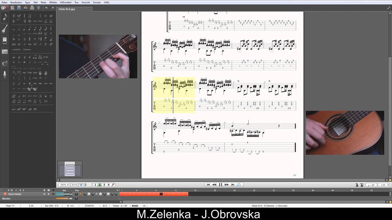 Etude Nr. 8 - M.Zelenka J.Obrovska Etude Nr. 8 - M.Zelenka J.Obrovska