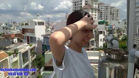 sửa máy nước nóng năng lượng mặt trời bị rò rỉ nước