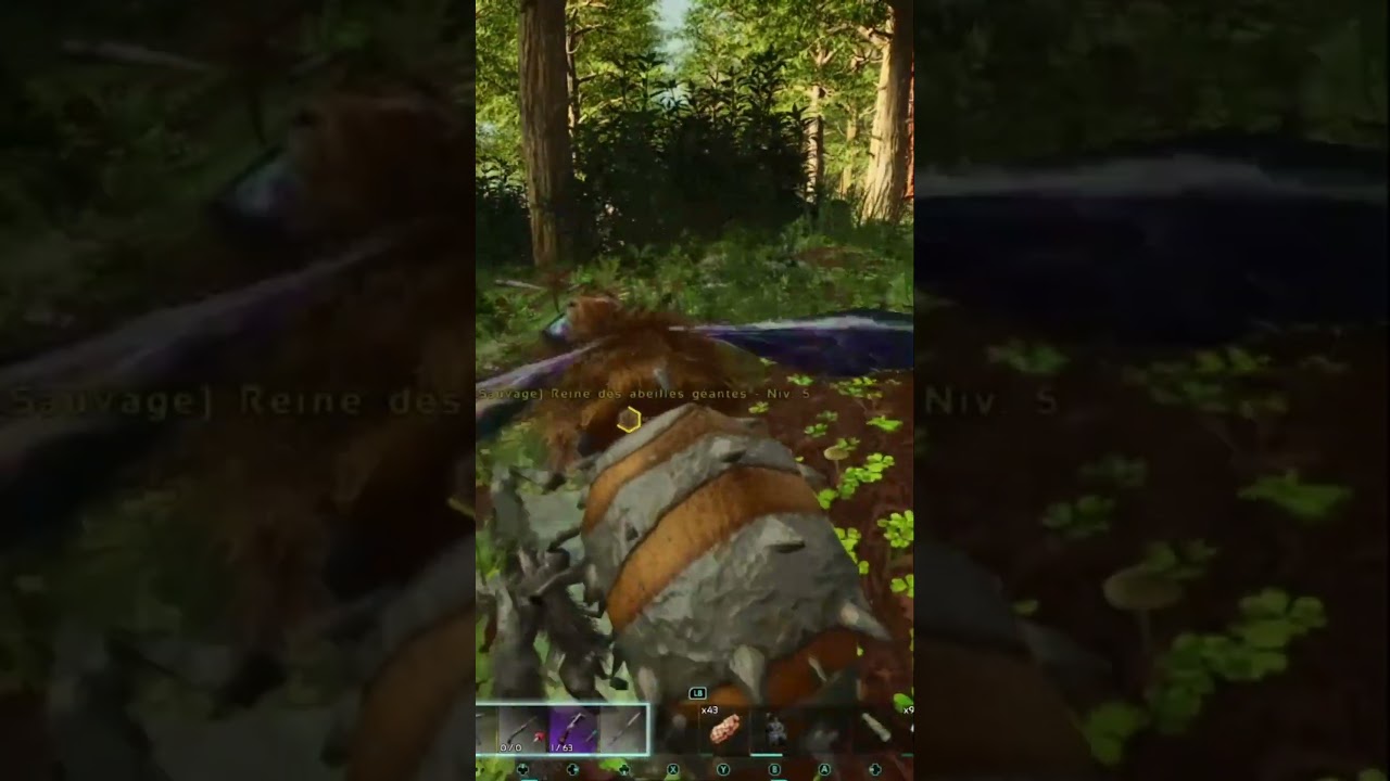 ARK Survival Ascended - Abeille géante - Giant Bee - Apprivoiser - tame - serveur officiel pve