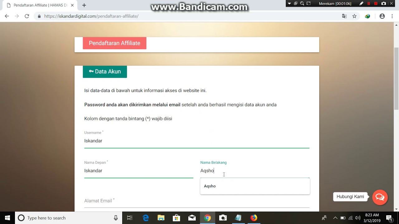 Cara Daftar Affiliate Hamas Digital - YouTube Hamas Digital