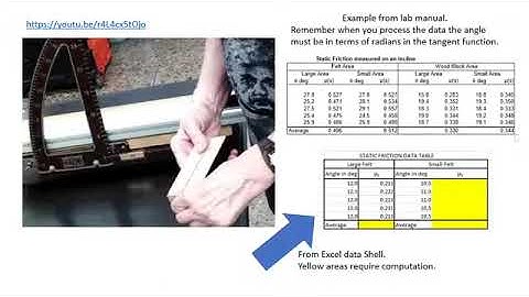 Lab 4  Friction Part 2 & 3 video