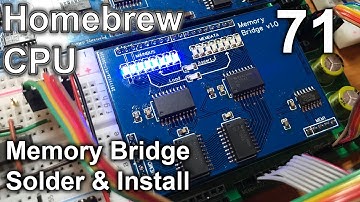 Memory Bridge Solder and Install - Making an 8 Bit pipelined CPU - Part 71