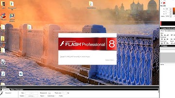 Macromedia flash 8. My first animation