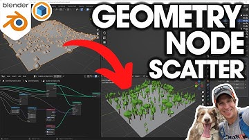 How to Scatter Objects WITH GEOMETRY NODES in 2023! (Blender Tutorial)