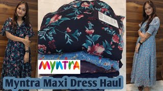 Myntra Maxi Dress Haul 👗 Myntra Dress Haul👗 Myntra Shopping Haul