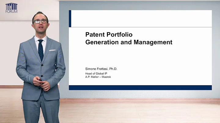 e-Learning: Patent Portfolio Generation and Manage...