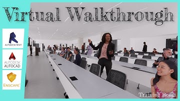 [Virtual Walkthrough] [Rendering] [Revit] [Enscape] Training Room