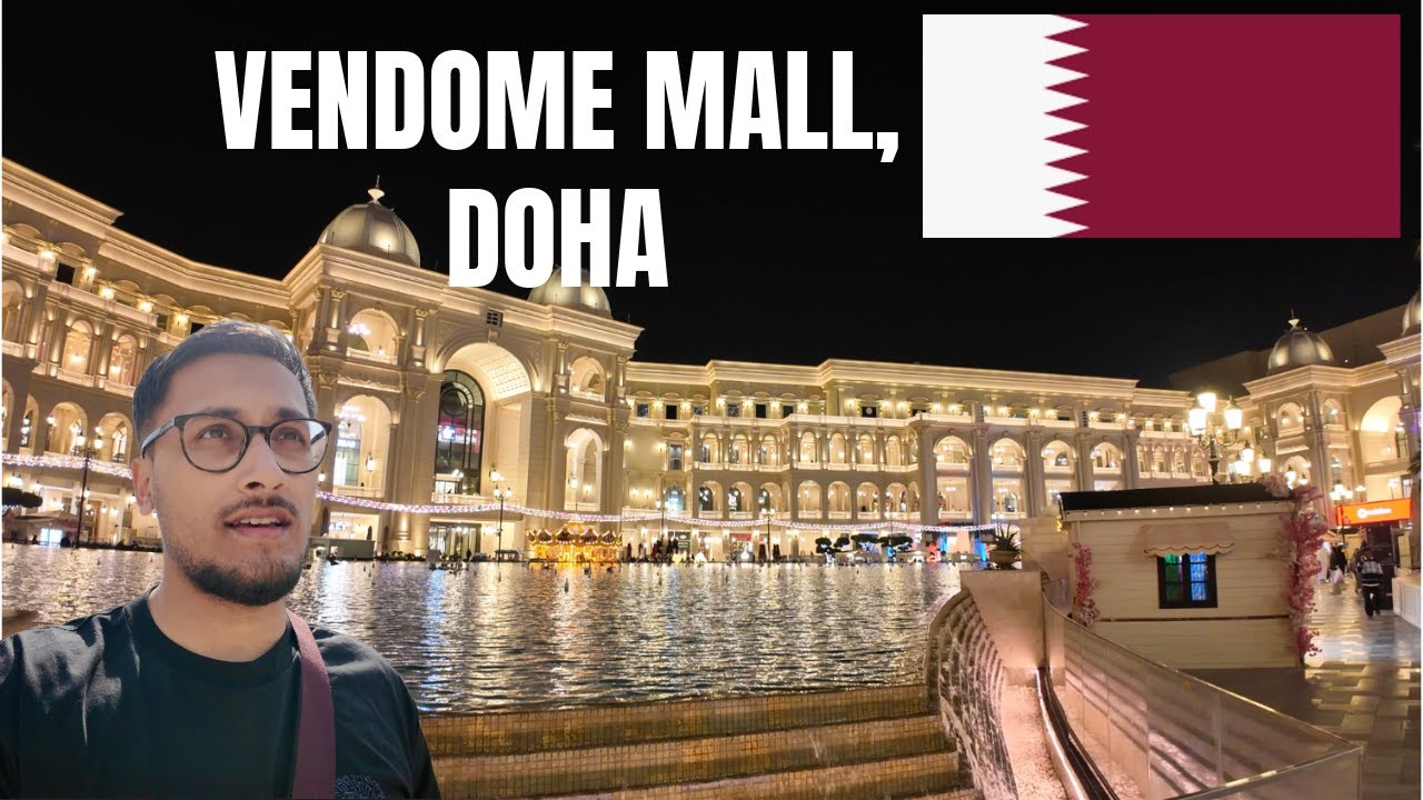 IS THIS A MALL OR A PALACE?? (Vendome Mall)🇶🇦