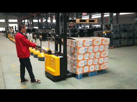 1500kg /3m electric pallet stacker  double