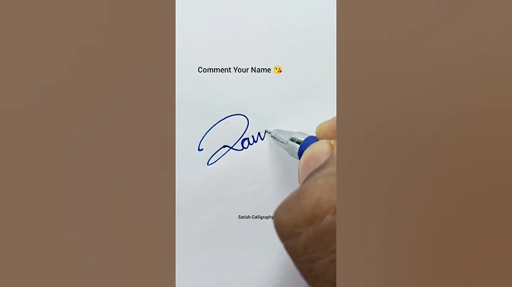 Signature Design #signature @Satish.Calligraphy