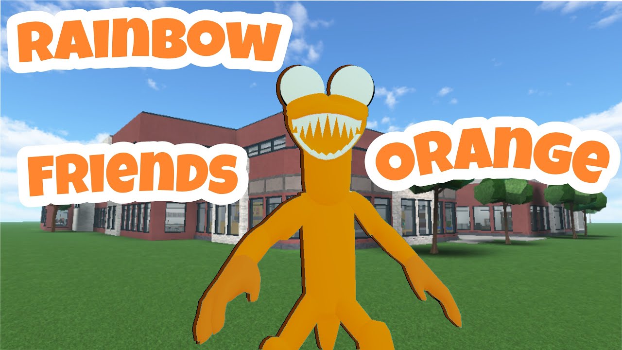 OUTFIT CODE) How to make ORANGE from RAINBOW FRIENDS in Roblox