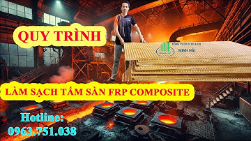 QUY TRÌNH  HOÀN THIỆN SẢN PHẨM: TẤM SÀN FRP COMPOSITE #short #shorts #shortvideo #shortsvideo