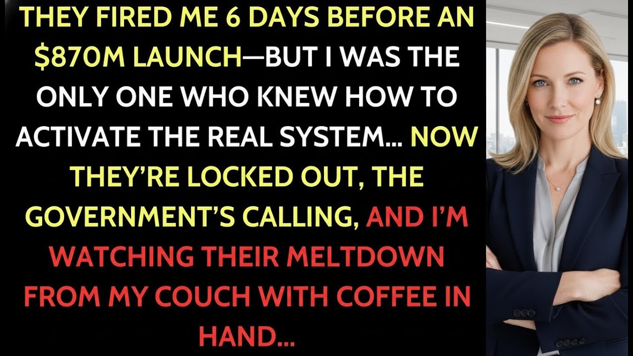 I Was Fired at 9:06 AM by the CEO’s Gen-Z Niece-in-Law— The $870M Launch Collapsed Without My Access