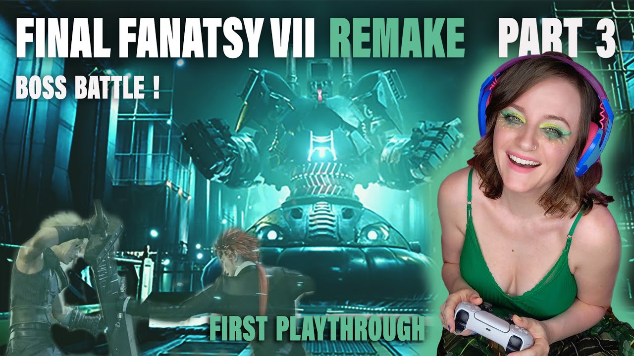First Time Playing Final Fantasy VII Remake - Part 3 | A Mission Gone ...